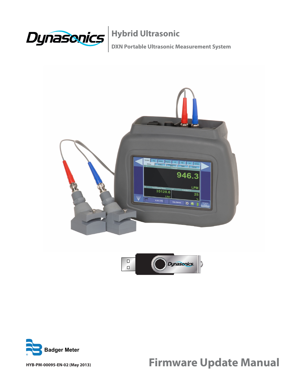 Dynasonics DXN Portable Ultrasonic Measurement System Firmware Update User Manual | 16 pages