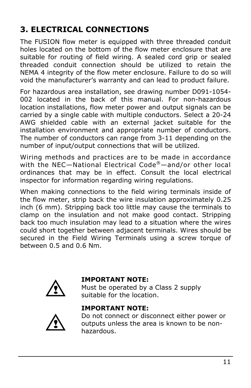 Dynasonics Fusion Water Flow Meter User Manual | Page 11 / 48