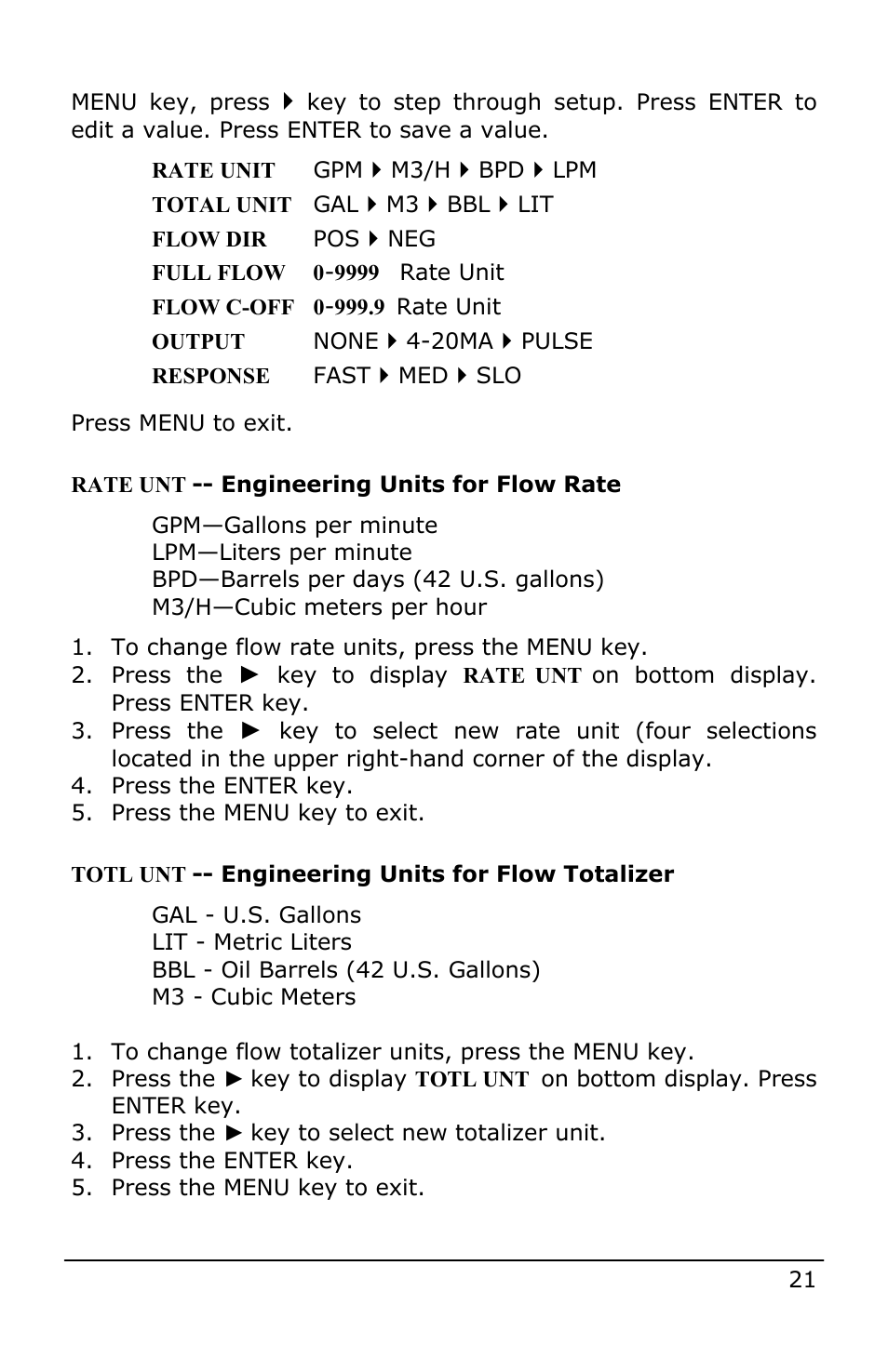 Dynasonics Fusion Water Flow Meter User Manual | Page 21 / 48