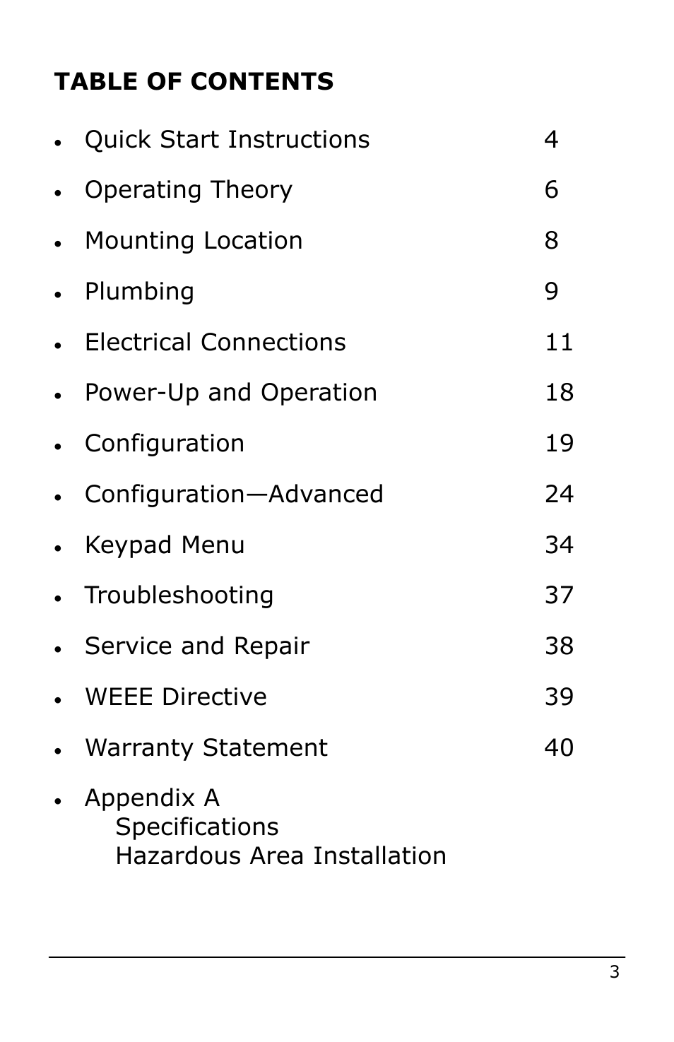 Dynasonics Fusion Water Flow Meter User Manual | Page 3 / 48
