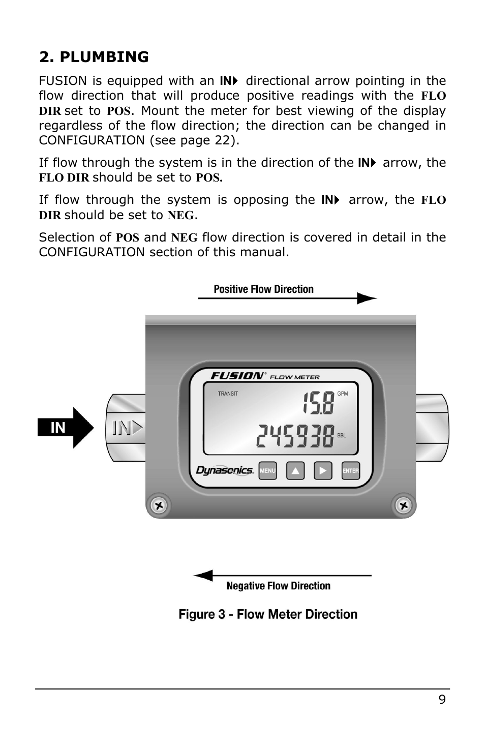 Plumbing | Dynasonics Fusion Water Flow Meter User Manual | Page 9 / 48