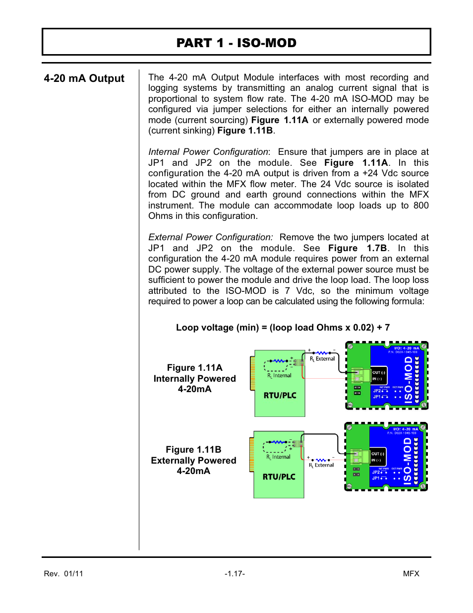 Part 1 - iso-mod | Dynasonics MFX Series Insertion MagProbe Flow Meter User Manual | Page 19 / 88