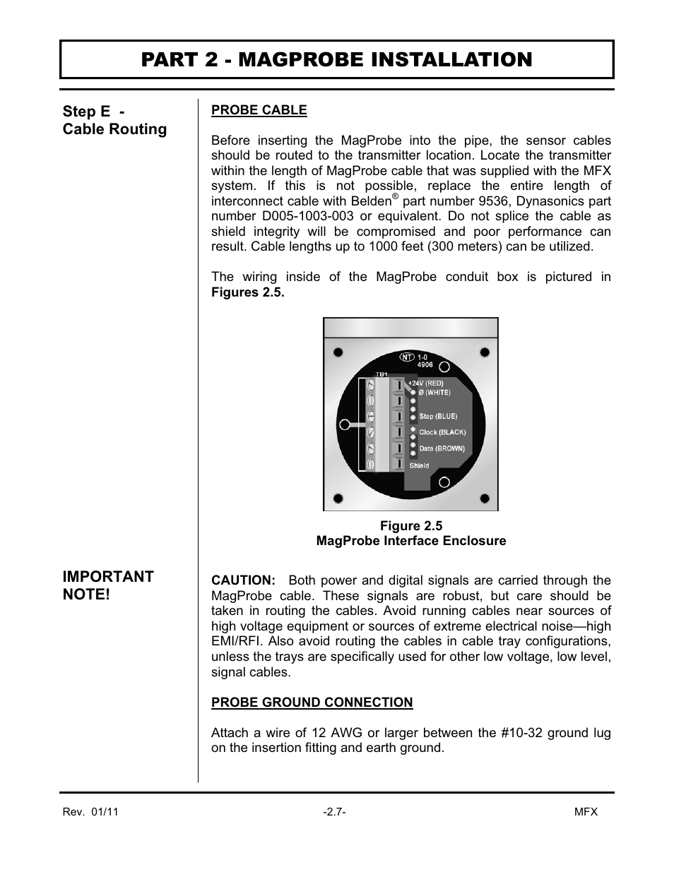 Part 2 - magprobe installation | Dynasonics MFX Series Insertion MagProbe Flow Meter User Manual | Page 32 / 88