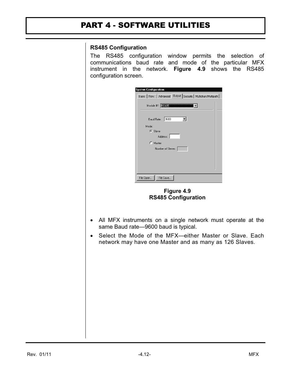 Part 4 - software utilities | Dynasonics MFX Series Insertion MagProbe Flow Meter User Manual | Page 64 / 88