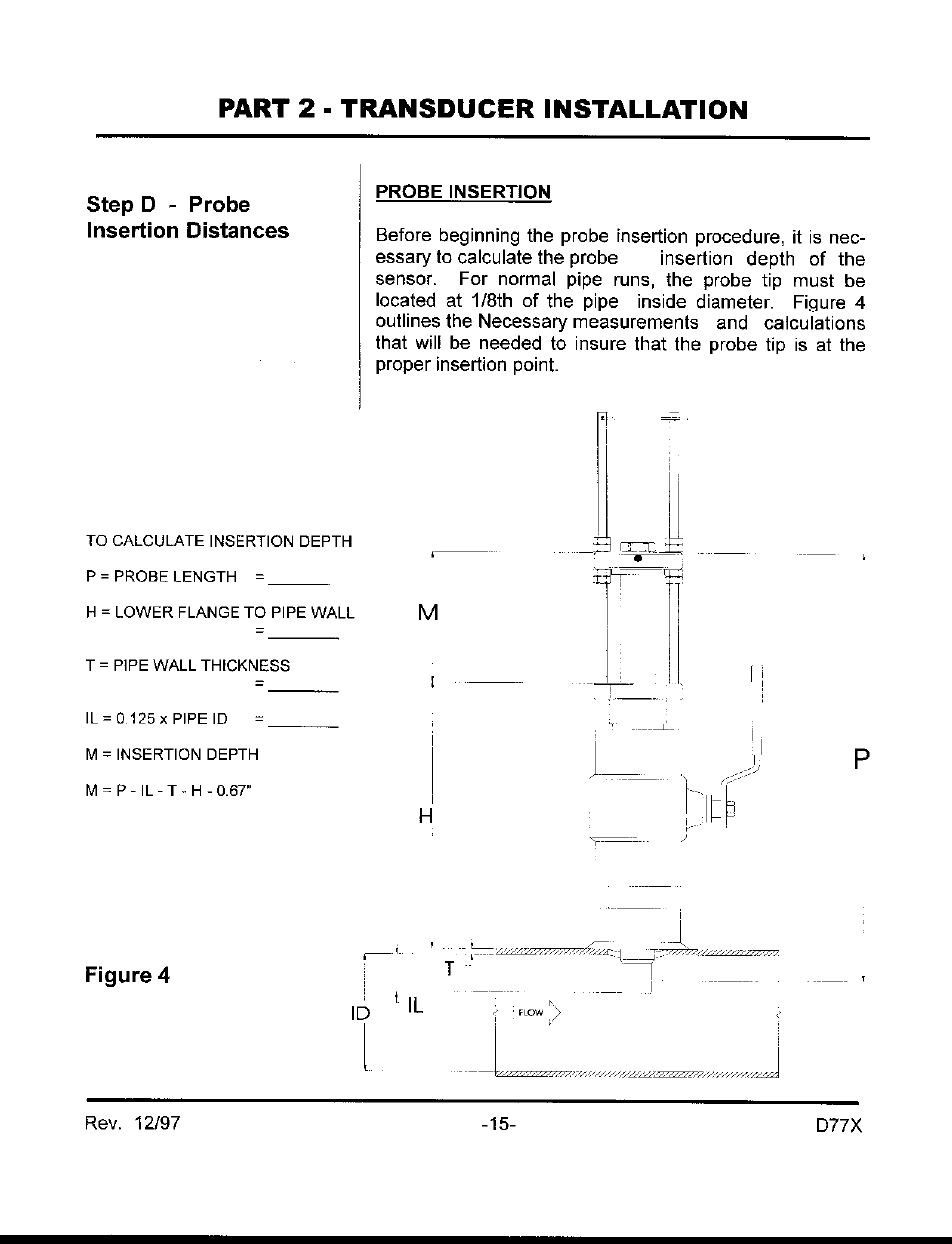 Dynasonics D7700 Series Insertion Doppler Ultrasonic Flow Meter User Manual | Page 14 / 42