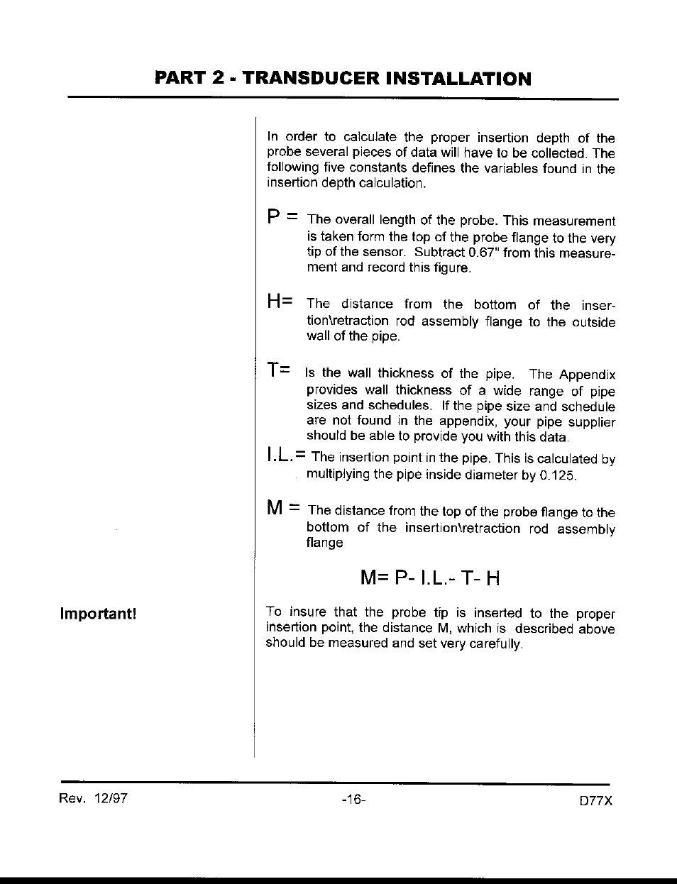 Dynasonics D7700 Series Insertion Doppler Ultrasonic Flow Meter User Manual | Page 15 / 42