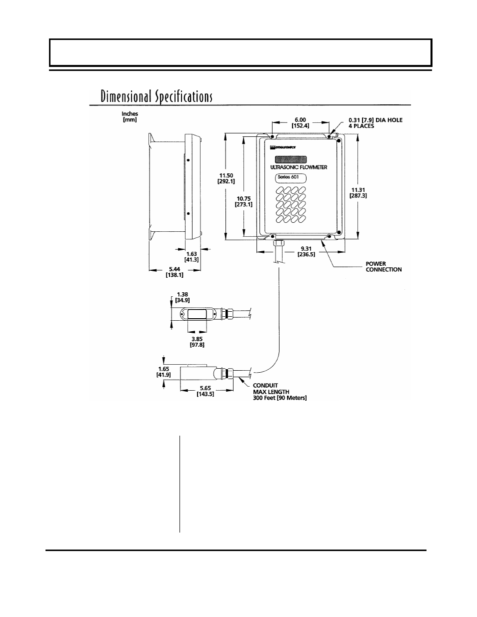 Dynasonics D601 Series Doppler Ultrasonic Flow Meter User Manual | Page 17 / 48