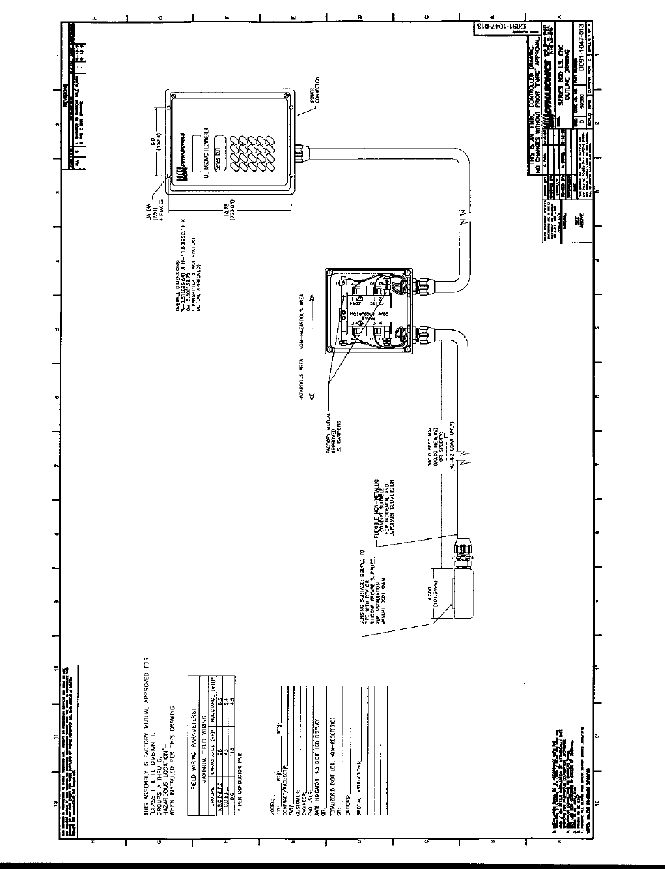 Dynasonics D601 Series Doppler Ultrasonic Flow Meter User Manual | Page 44 / 48