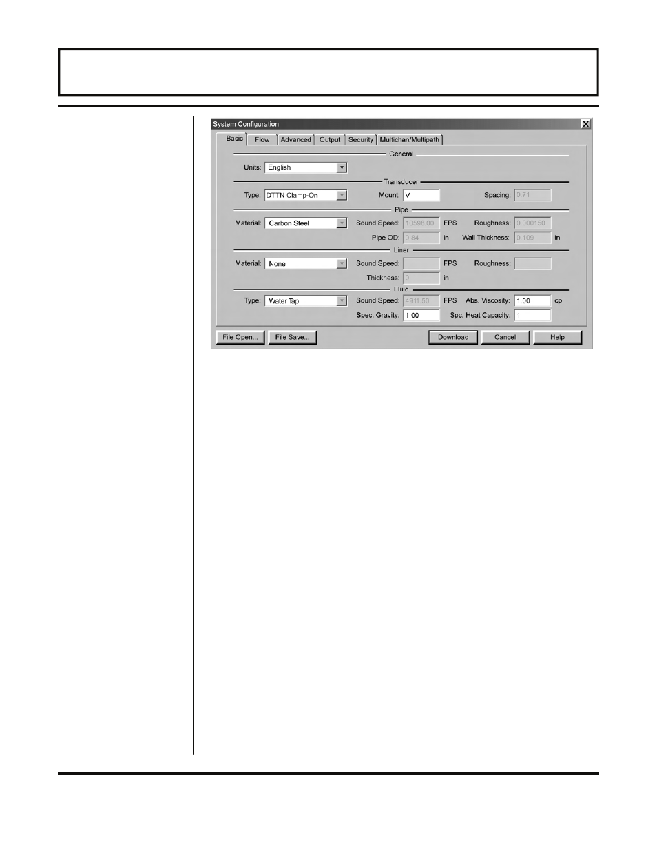 Part 4 - software utilities, Flow units configuration | Dynasonics TFXP Series Transit Time Ultrasonic Flow Meter User Manual | Page 83 / 132