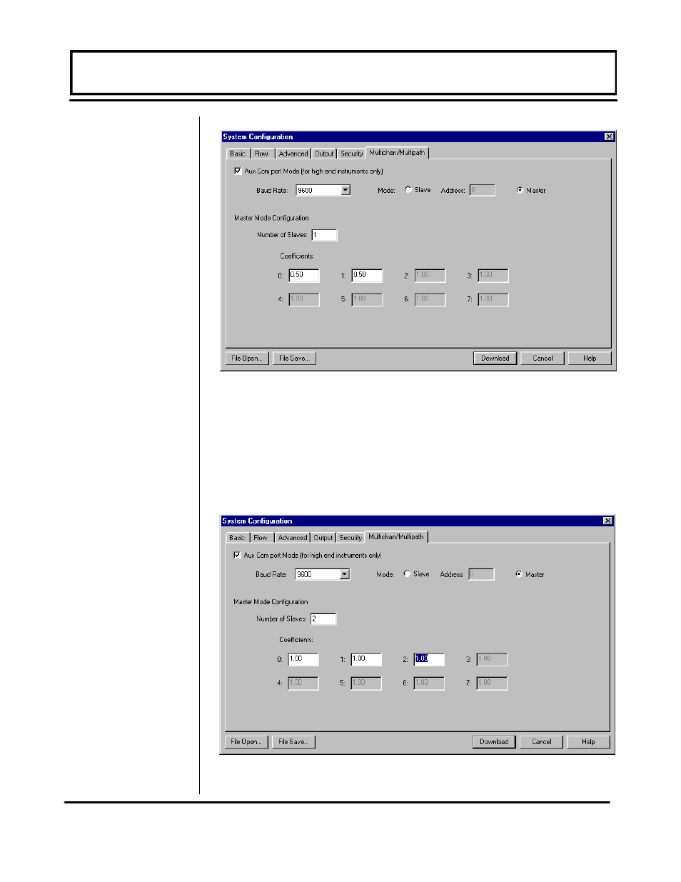 Multichannel operation | Dynasonics TFXM Series Ultrasonic Multi-Channel Flow Meter User Manual | Page 86 / 107