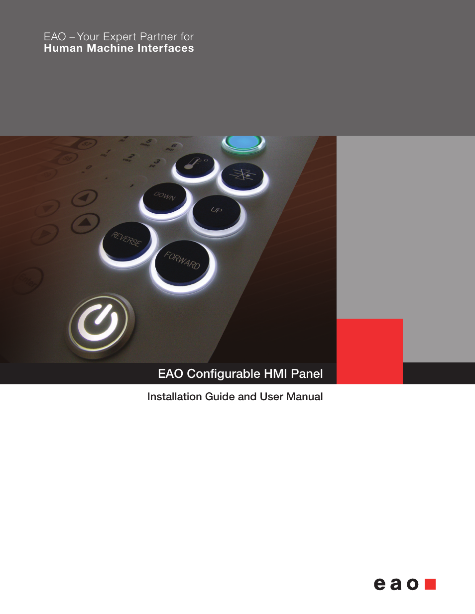 EAO Configurable HMI Panel User Manual | 17 pages