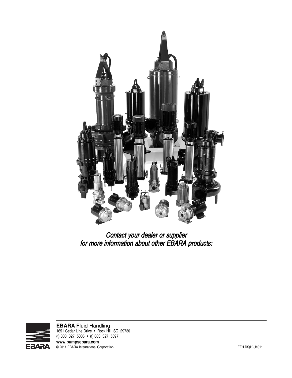 EBARA CSU, CSHU User Manual | Page 12 / 12