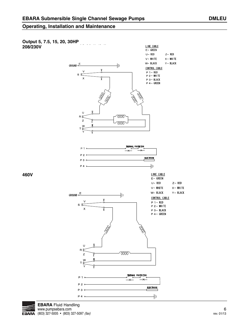 EBARA DMLEU User Manual | Page 6 / 17