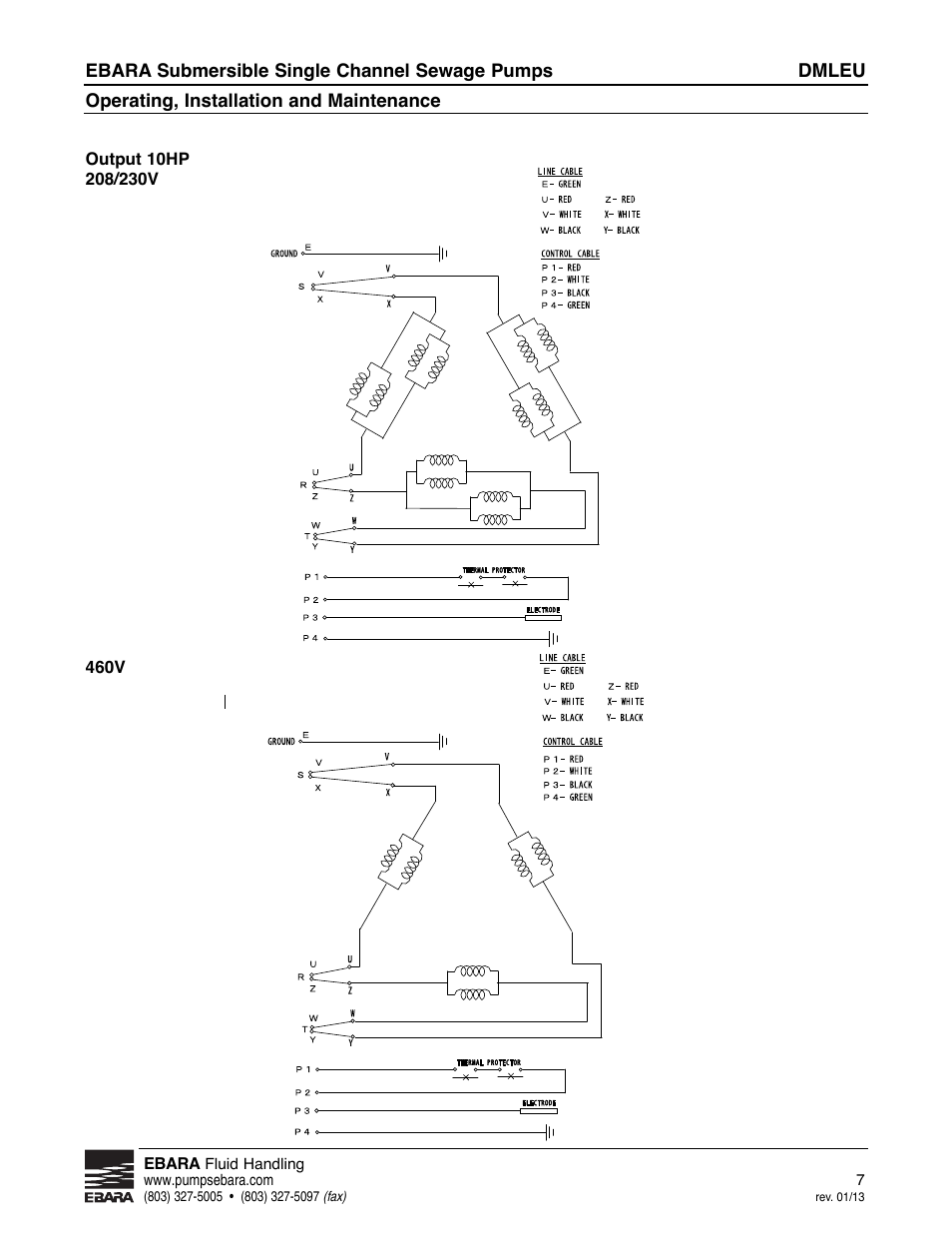 EBARA DMLEU User Manual | Page 7 / 17