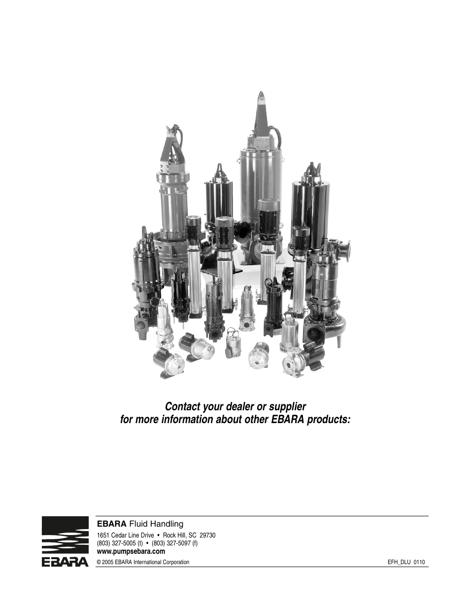 EBARA CLU User Manual | Page 16 / 16