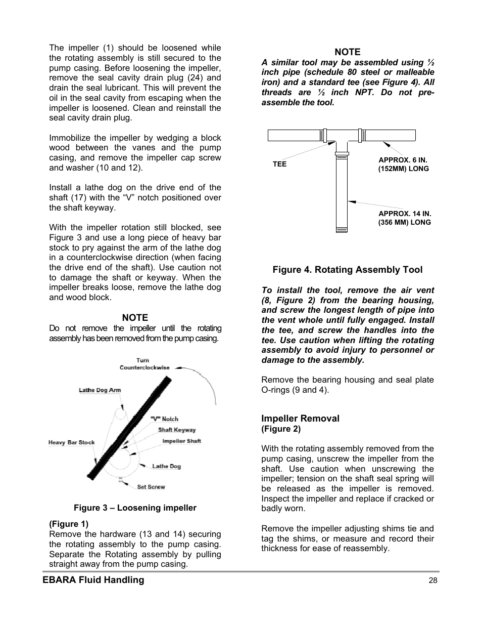 EBARA EFQT3 User Manual | Page 28 / 36