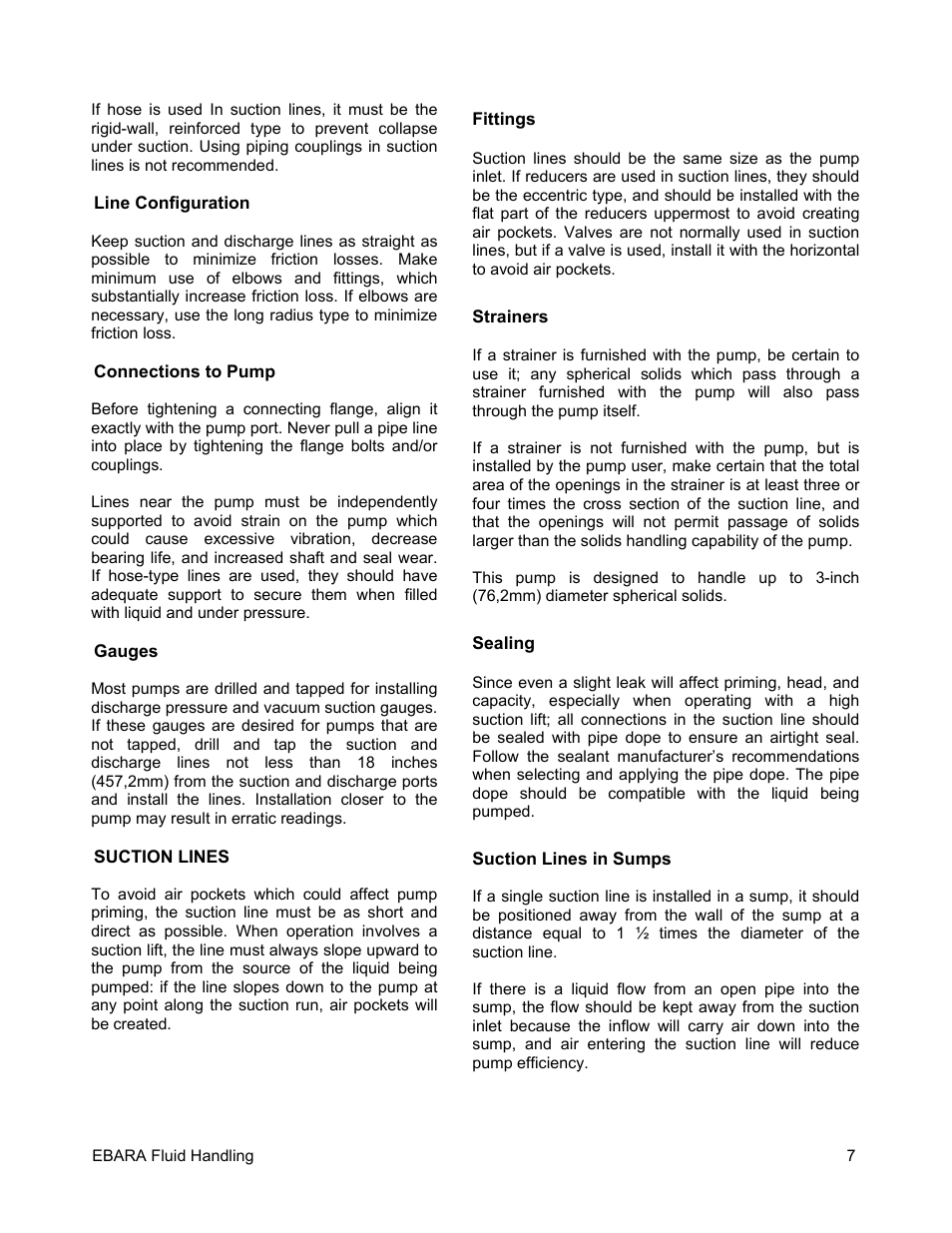 EBARA EFQT4 User Manual | Page 8 / 36