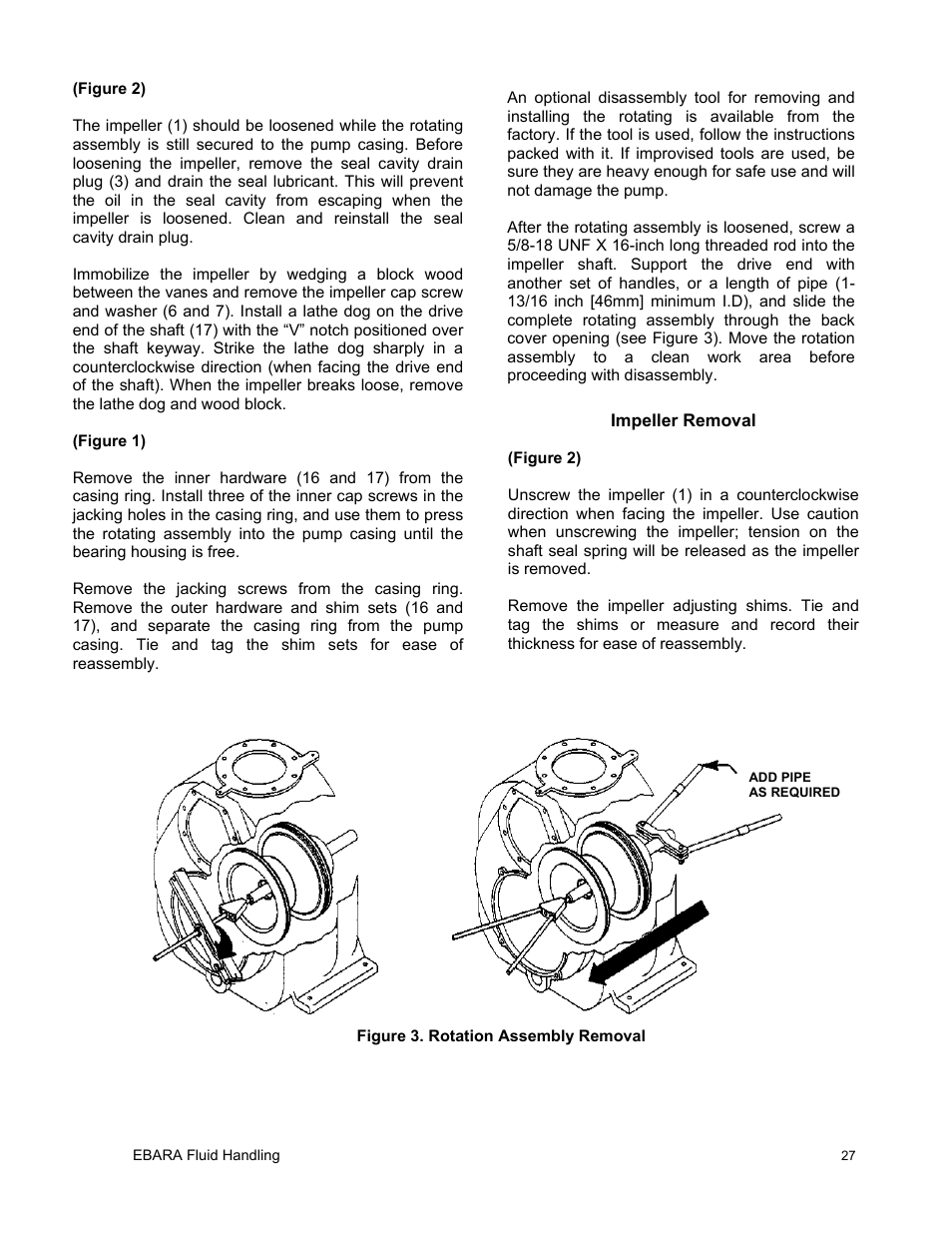 EBARA EFQT6 User Manual | Page 28 / 37