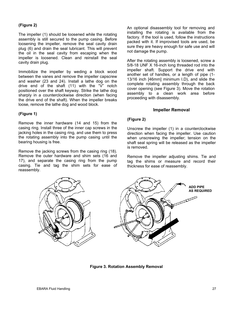EBARA EFQT8 User Manual | Page 28 / 37