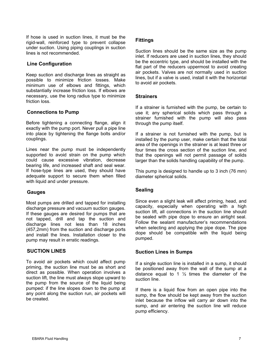 EBARA EFQT10 User Manual | Page 8 / 37