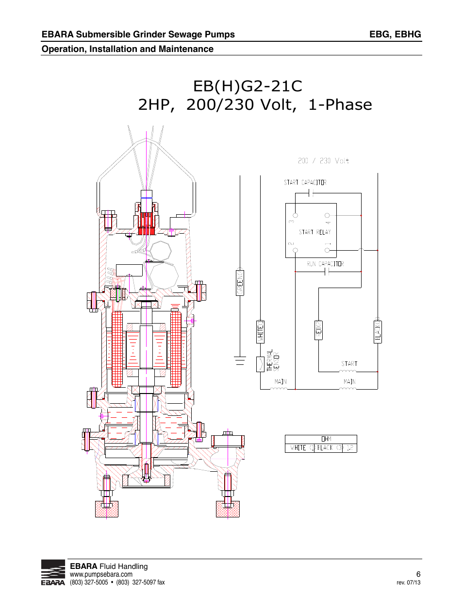 EBARA EBHG User Manual | Page 6 / 32