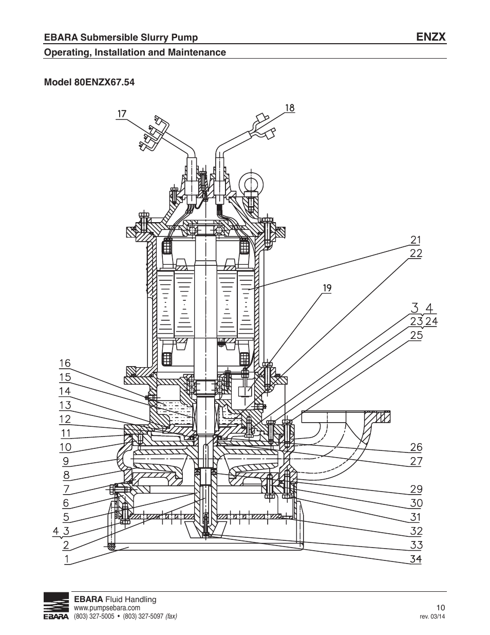 80enzx67.54 | EBARA ENZX User Manual | Page 10 / 26