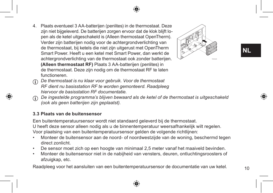 DE DIETRICH Thermostat modulant d’ambiance User Manual | Page 10 / 168