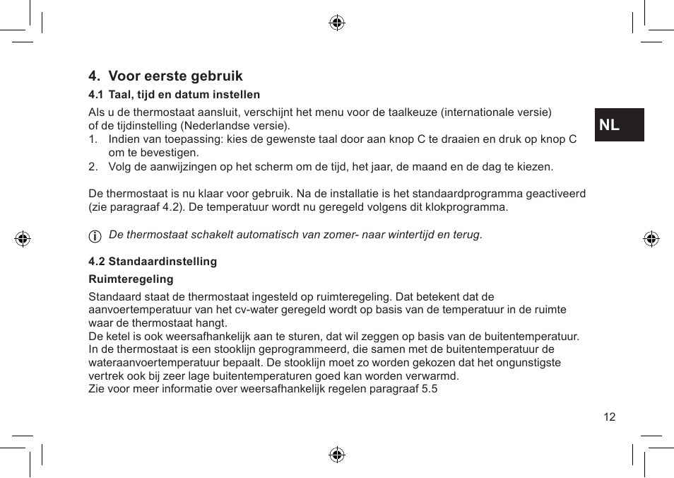 DE DIETRICH Thermostat modulant d’ambiance User Manual | Page 12 / 168