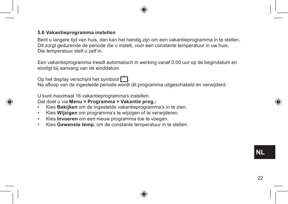 DE DIETRICH Thermostat modulant d’ambiance User Manual | Page 22 / 168