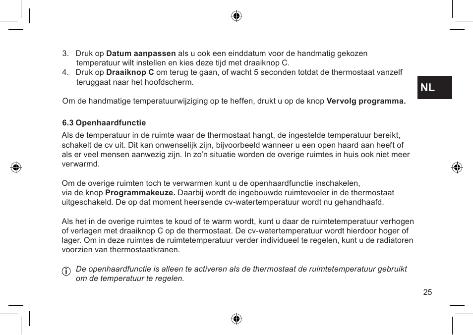 DE DIETRICH Thermostat modulant d’ambiance User Manual | Page 25 / 168