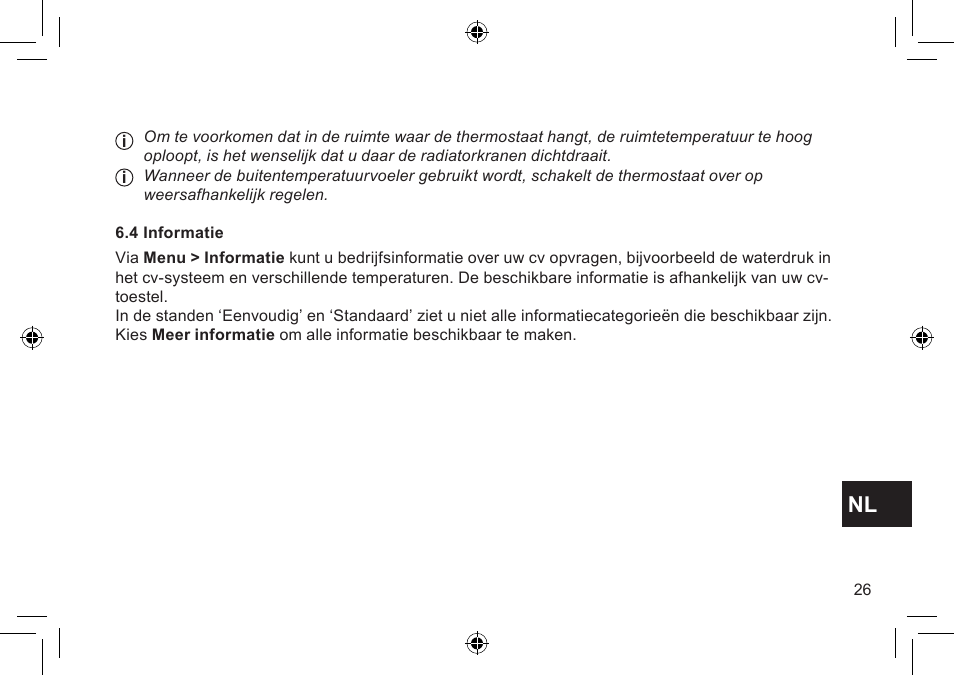 DE DIETRICH Thermostat modulant d’ambiance User Manual | Page 26 / 168