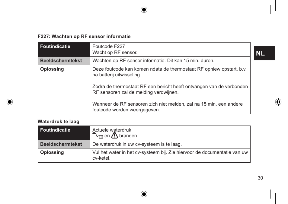 DE DIETRICH Thermostat modulant d’ambiance User Manual | Page 30 / 168