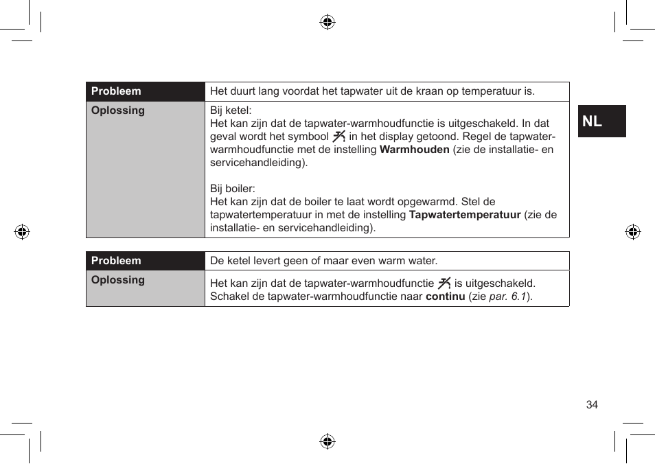 DE DIETRICH Thermostat modulant d’ambiance User Manual | Page 34 / 168