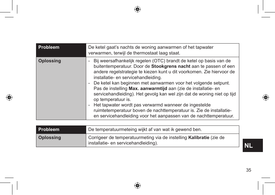 DE DIETRICH Thermostat modulant d’ambiance User Manual | Page 35 / 168