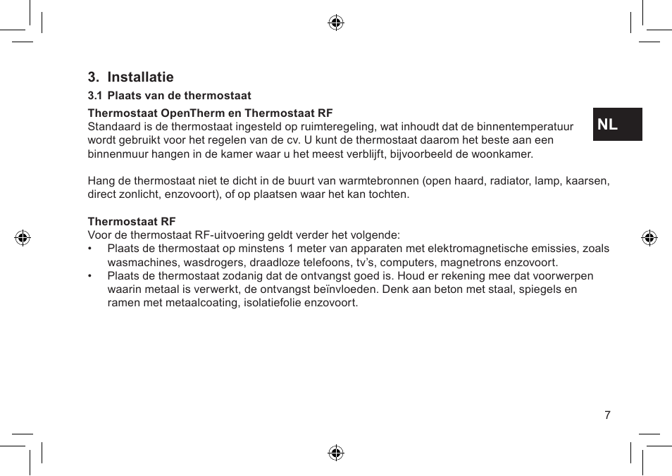 DE DIETRICH Thermostat modulant d’ambiance User Manual | Page 7 / 168