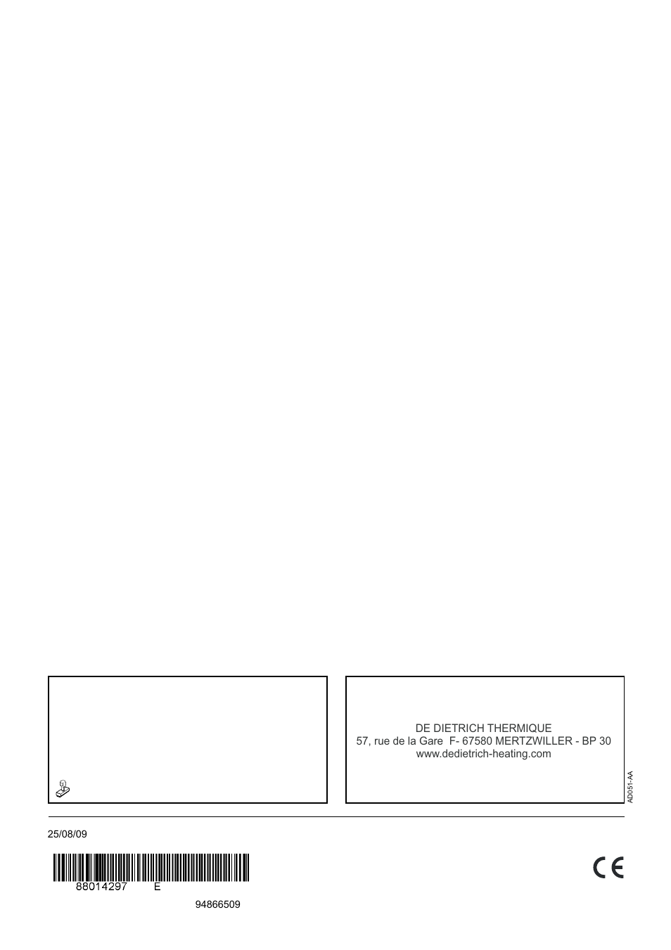 DE DIETRICH МВ 2 User Manual | Page 24 / 24