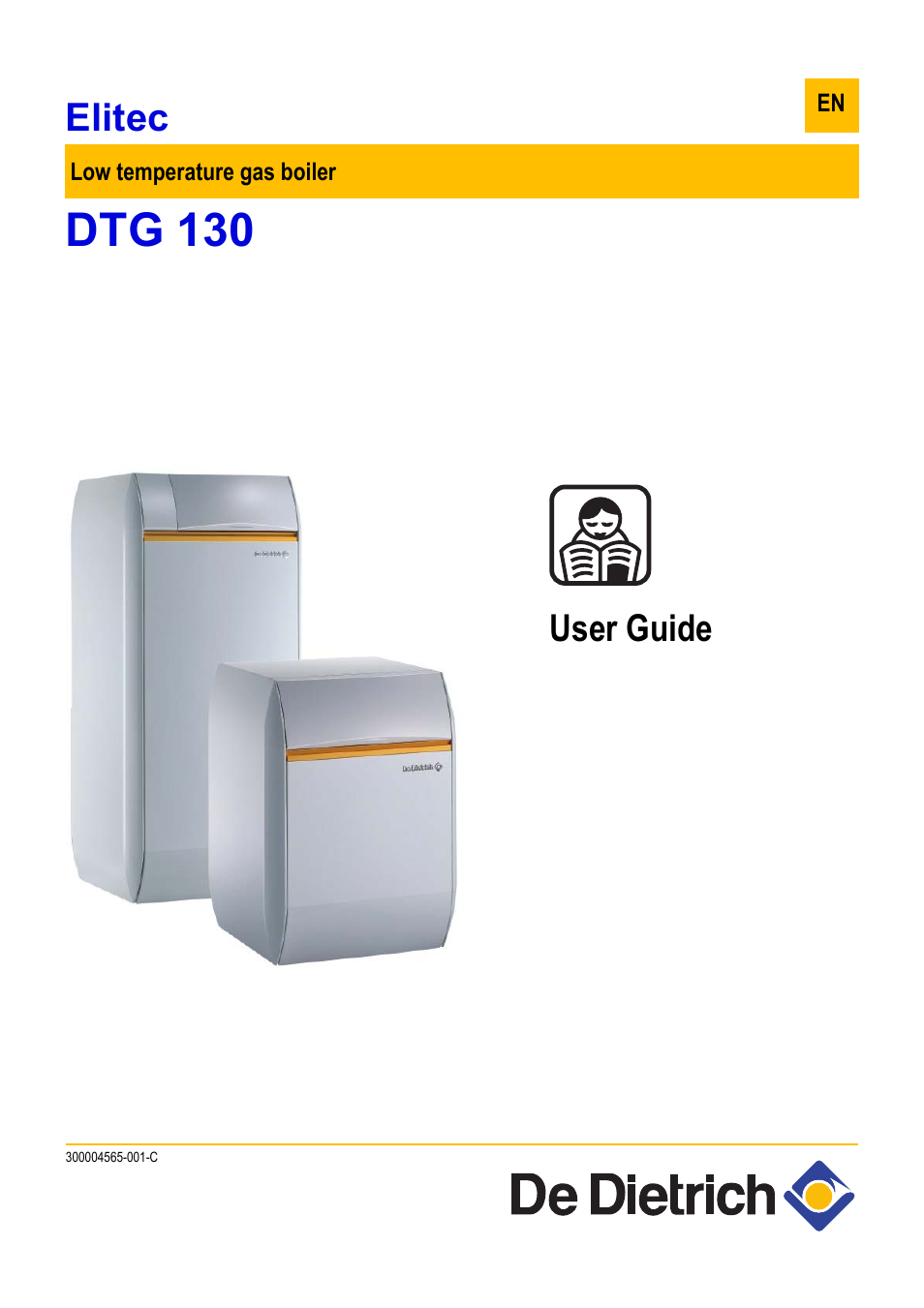 DE DIETRICH ELITEC DTG 130 User Manual | 12 pages