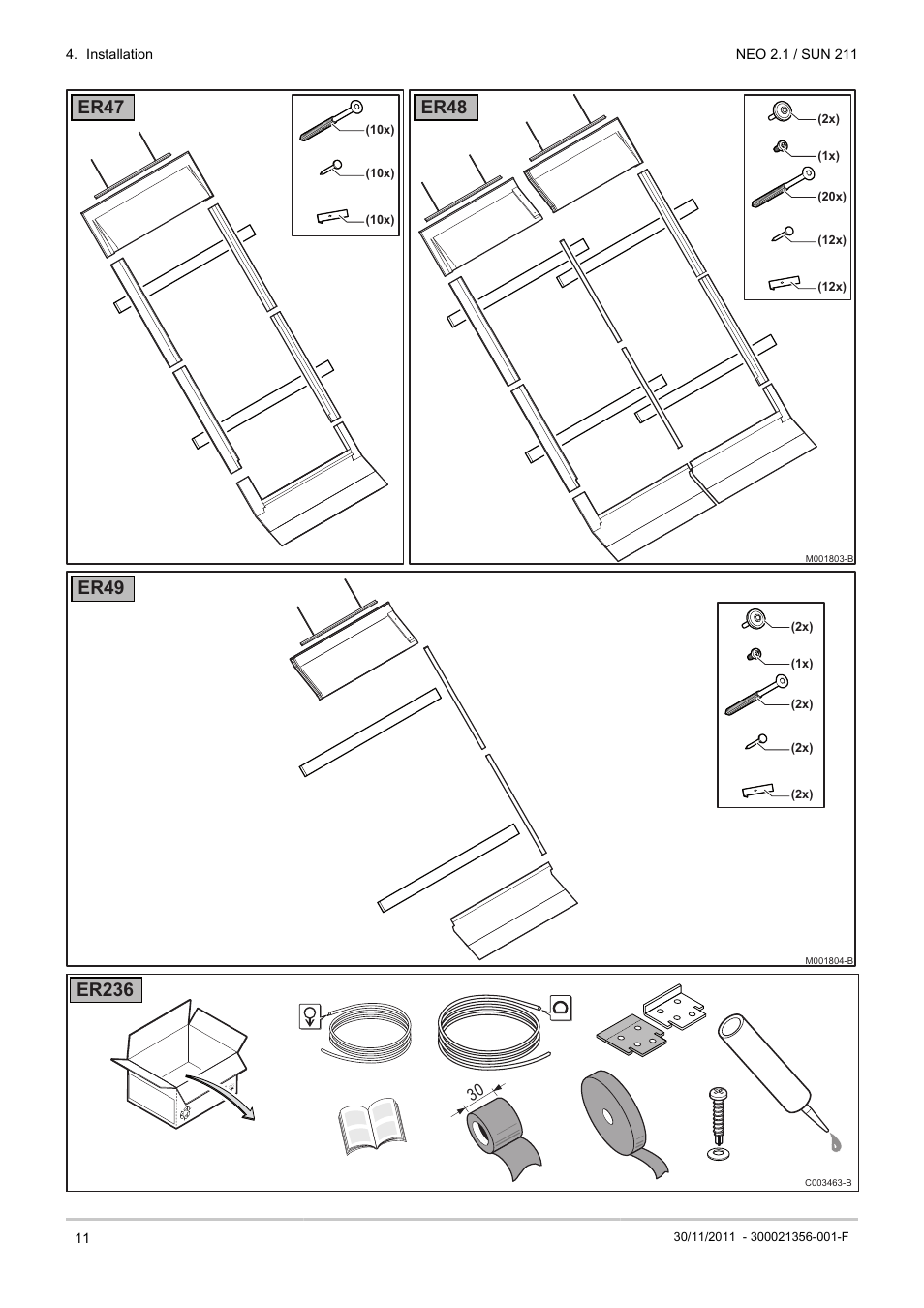Er47 er48, Er49, Er236 | DE DIETRICH NEO 2.1 User Manual | Page 12 / 68
