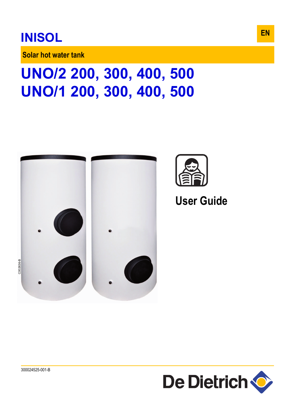 DE DIETRICH INISOL UNO-2 …, UNO-1 … User Manual | 20 pages