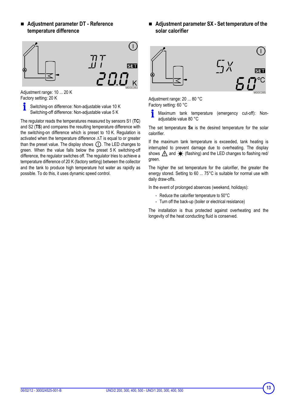 DE DIETRICH INISOL UNO-2 …, UNO-1 … User Manual | Page 13 / 20