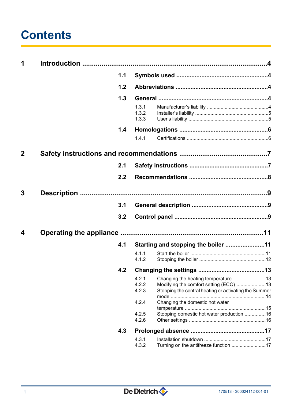 DE DIETRICH VIVADENS MCR 24_28 BIC User Manual | Page 2 / 36