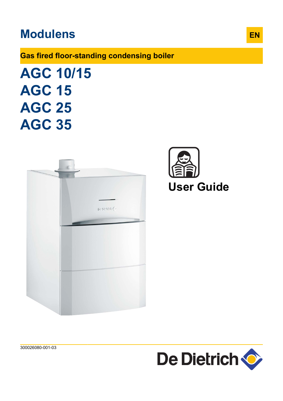 DE DIETRICH MODULENS AGC 15, AGC 25, AGC 35 User Manual | 44 pages