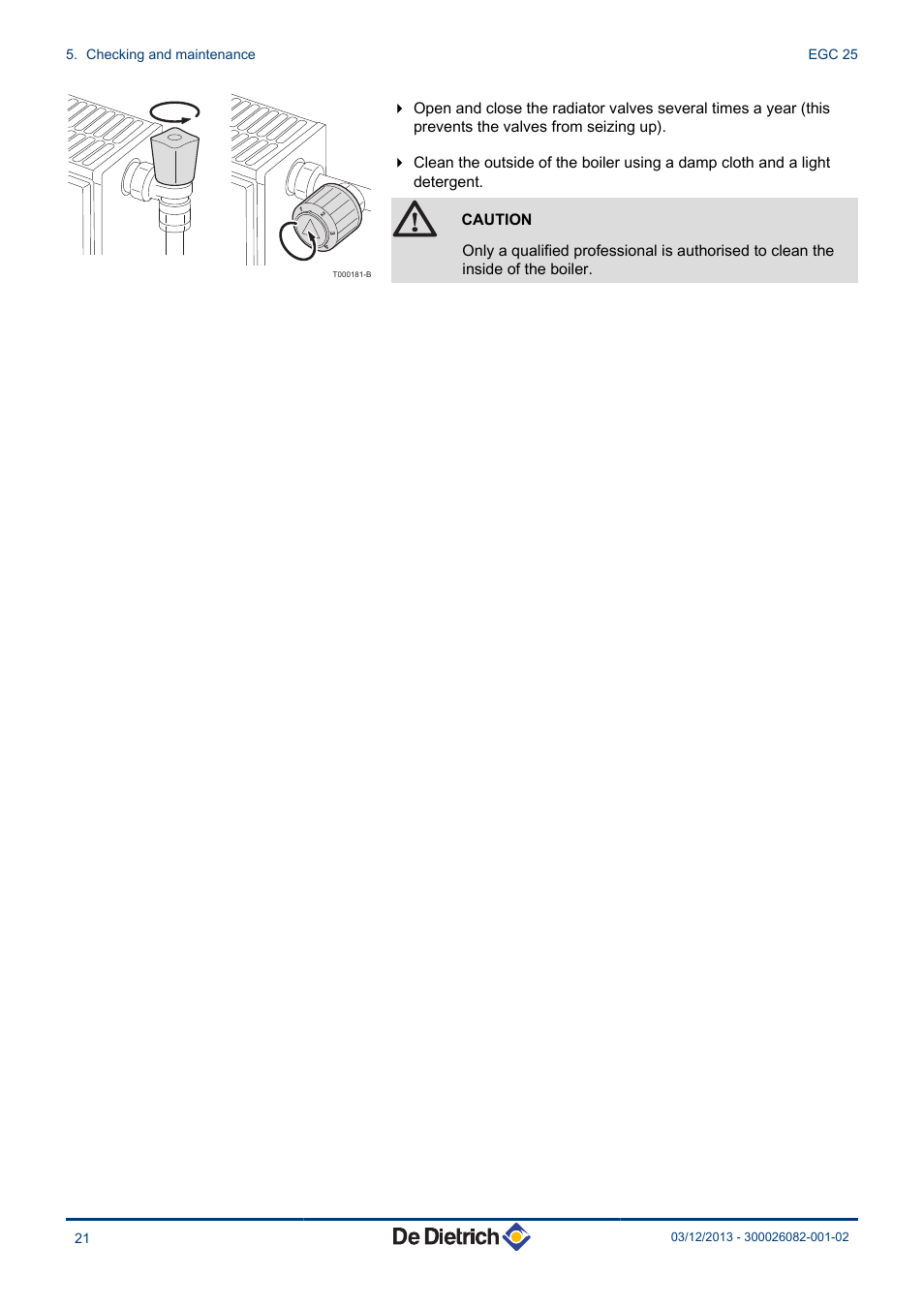 DE DIETRICH TWINEO EGC 25 User Manual | Page 22 / 32