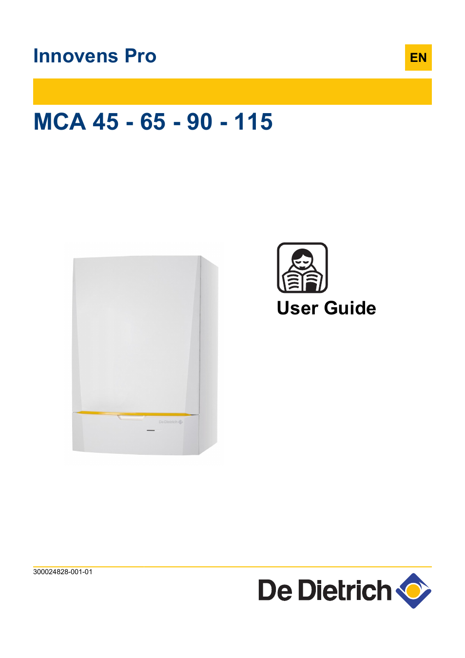 DE DIETRICH INNOVENS PRO MCA 45 - 65 - 90 - 115 User Manual | 56 pages