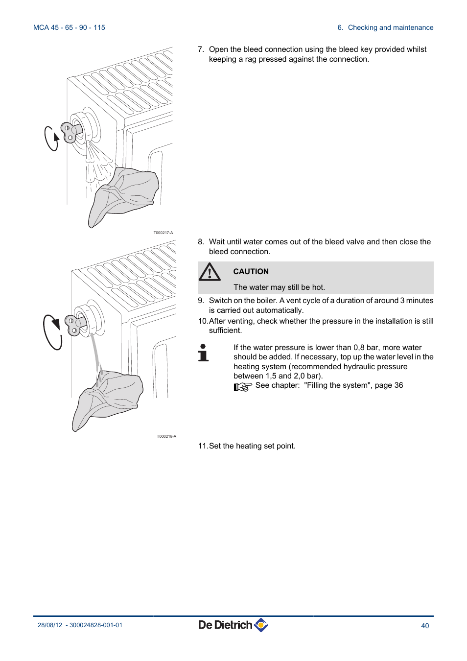 DE DIETRICH INNOVENS PRO MCA 45 - 65 - 90 - 115 User Manual | Page 41 / 56