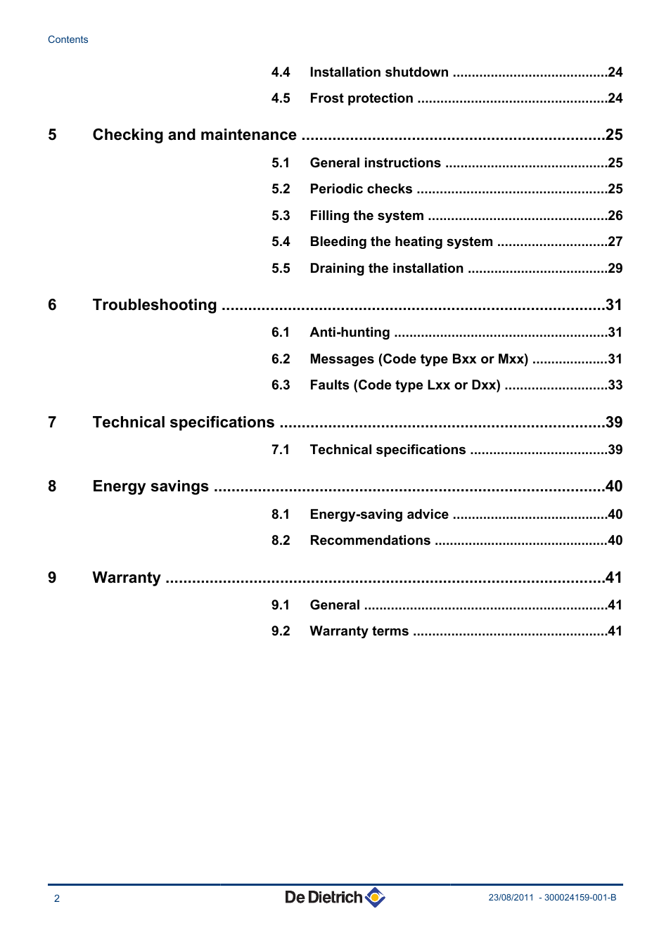 DE DIETRICH INNOVENS MCA 15 - MCA 25 - MCA 25_28 MI User Manual | Page 3 / 44