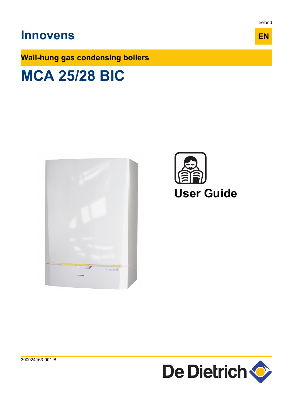 DE DIETRICH INNOVENS MCA 25_28 BIC User Manual | 44 pages