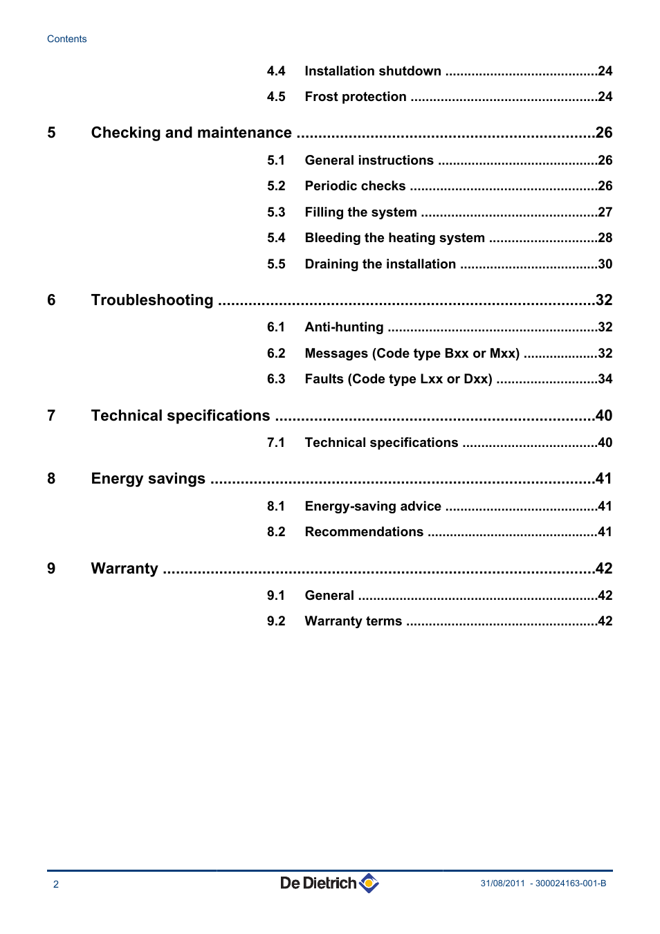 DE DIETRICH INNOVENS MCA 25_28 BIC User Manual | Page 3 / 44