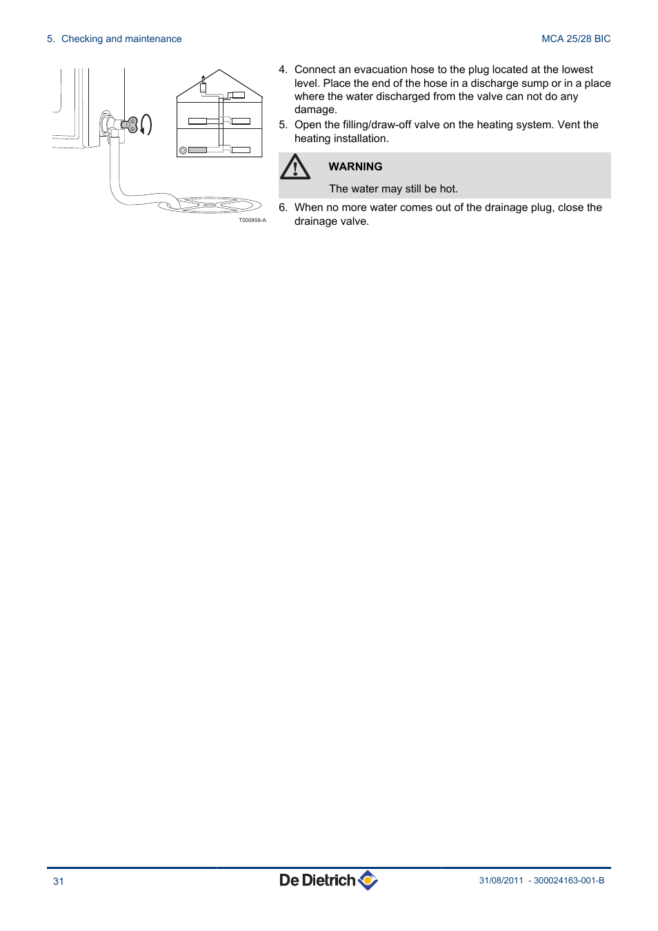 DE DIETRICH INNOVENS MCA 25_28 BIC User Manual | Page 32 / 44