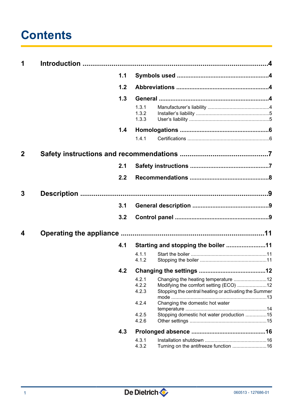 DE DIETRICH VIVADENS MCR-P 24_28 BIC User Manual | Page 2 / 36
